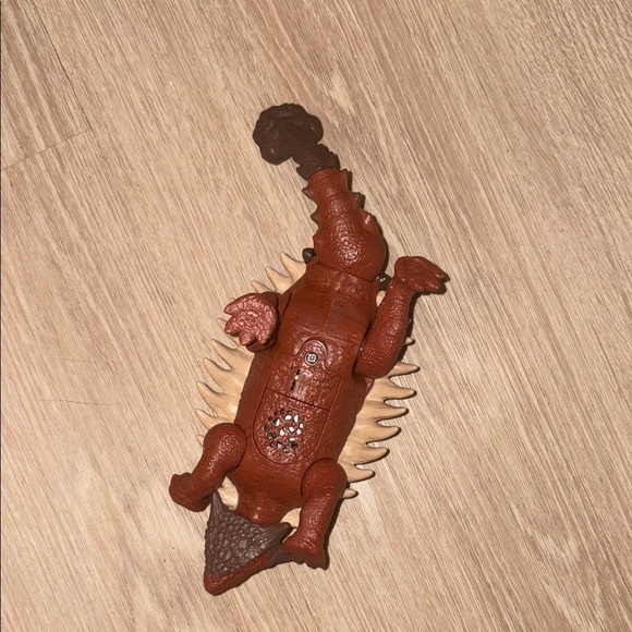 Mattel Brown and Tan dinosaur Ankylosaurus - Picture 2 of 5